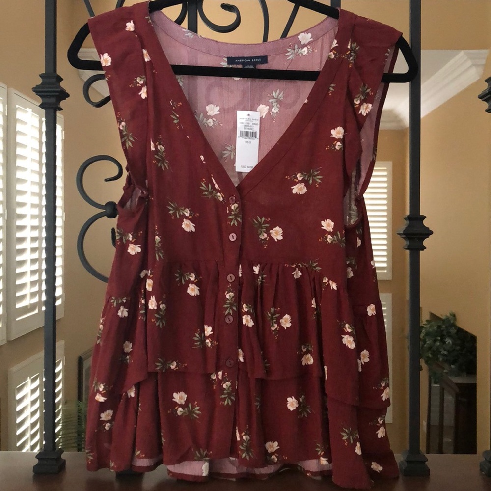 Ruffle tank top